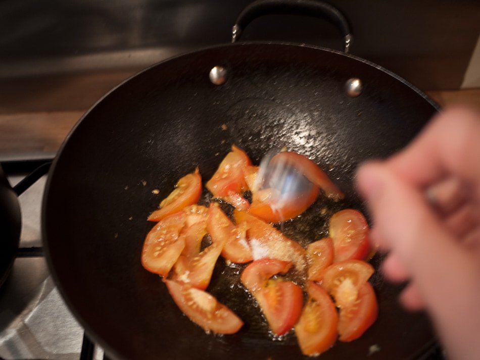Fanqie Chao Dan (Tomatoes and fried Egg)